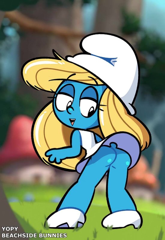 smurfette butt tease